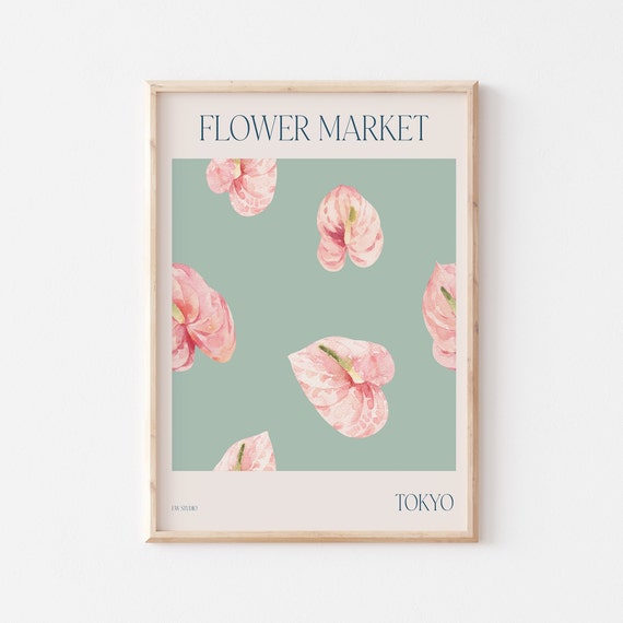 Flower Market Prints Matisse Flower Poster Matisse Cut Out Matisse Print Matisse Plant Tokyo Flower A2 A3 A4 A5