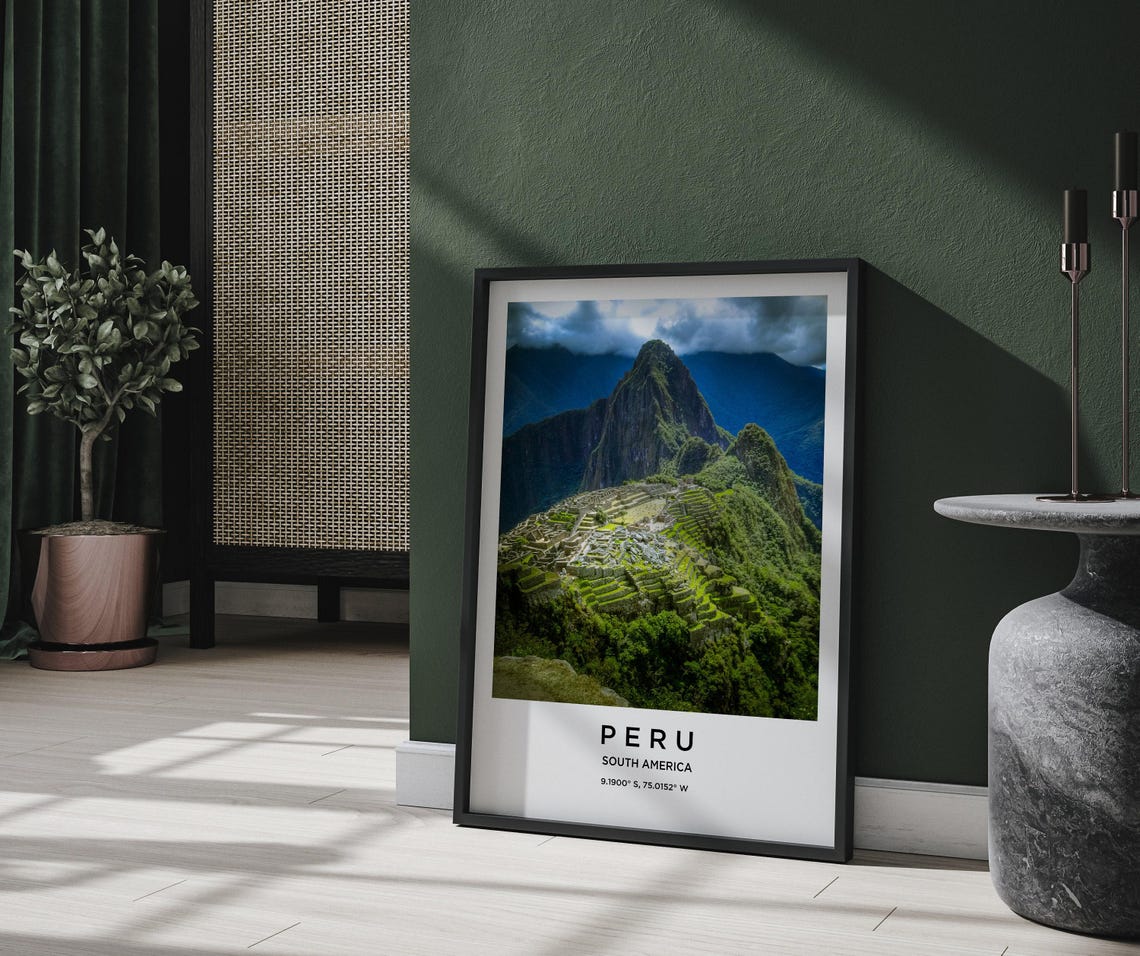 Peru Machu Picchu Ancient Citadel Andes Mountain Ruins Poster - Image 2