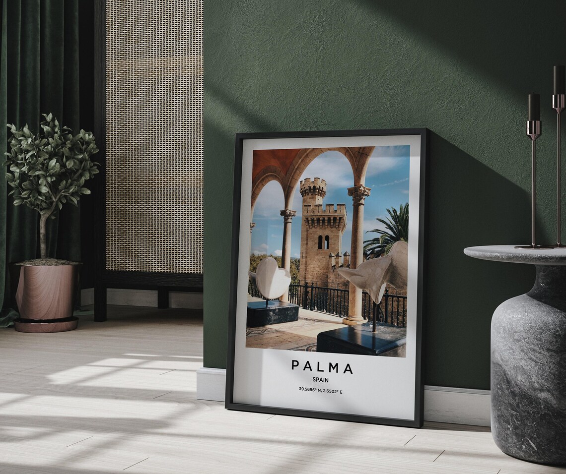 Palma Art Palma Print Palma Poster Palma Art Palma Photo Palma Map Palma Painting Palma Travel - Image 2