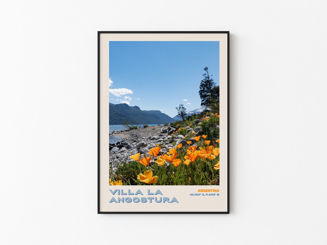Villa La Angostura Travel Poster, Argentina - Image 3