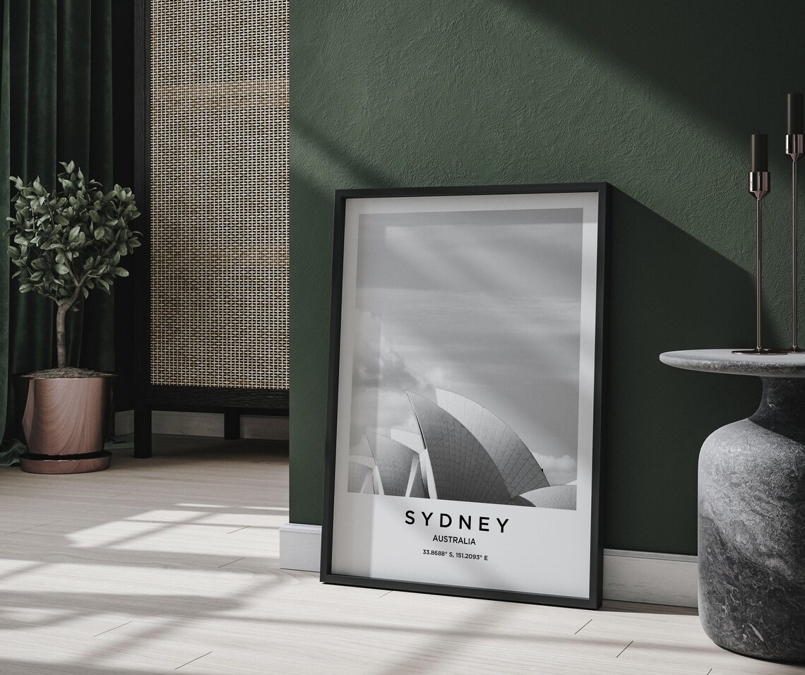 Sydney Art Sydney Print Sydney Poster Sydney Art Sydney Photo Sydney Map Sydney Painting Sydney Travel - Image 2