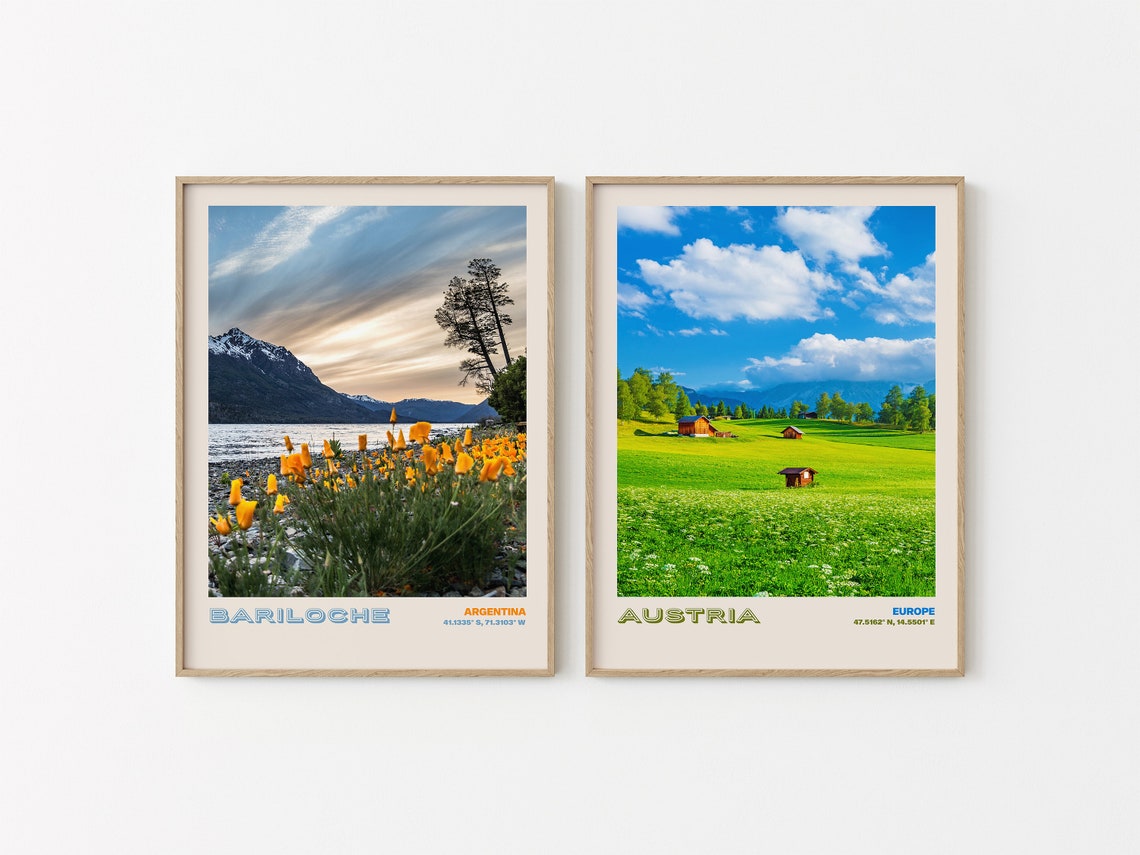 Bariloche Travel Poster Bariloche Print Bariloche Photo Print Bariloche Wall Decor Bariloche Travel Art Argentina Picture Bariloche 1 - Image 2