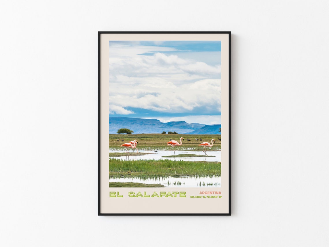 El Calafate Travel Poster El Calafate Print El Calafate Photo Print El Calafate Wall Decor El Calafate Travel Art El Calafate 3 - Image 3