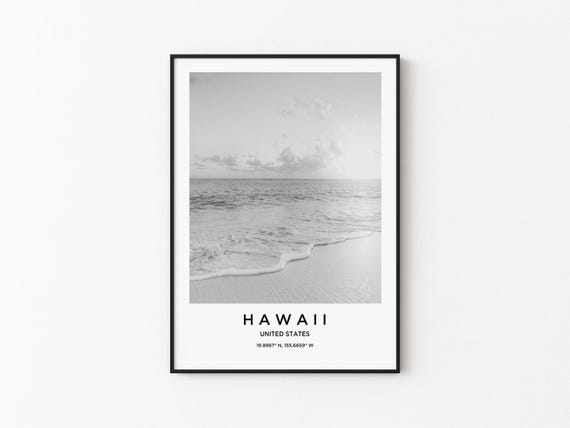 Hawaii Art Hawaii Print Hawaii Poster Hawaii Art Hawaii Photo Hawaii Map Hawaii Painting Hawaii Travel
