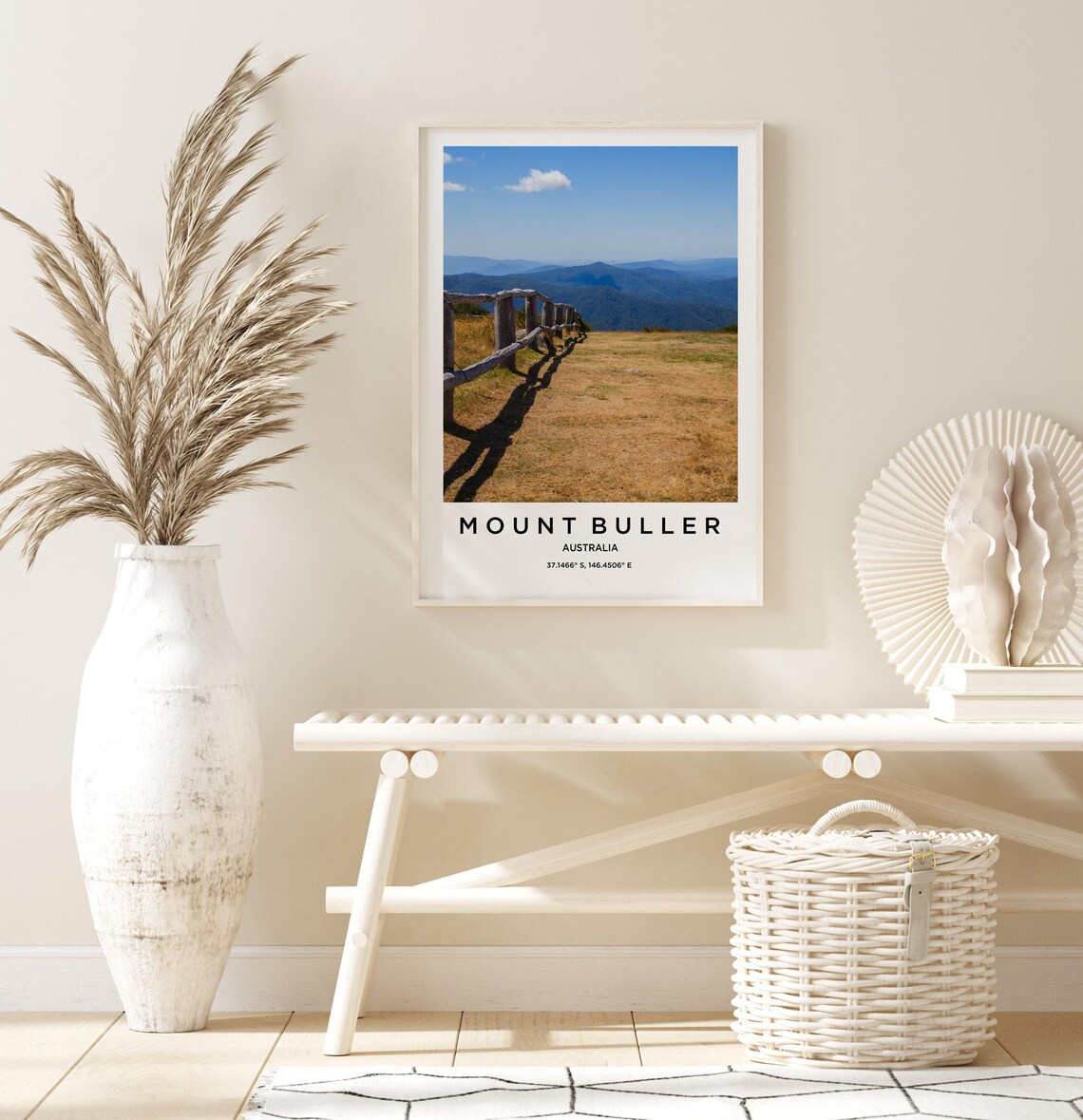 Mount Buller Travel Poster, Map Art Print - Image 3