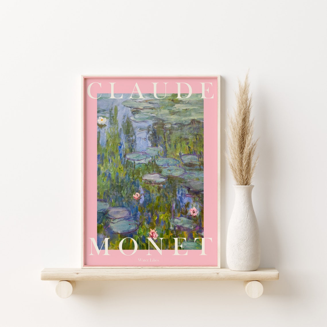 Claude Monet Water Lilies Floating Pond Bloom Impressionist Poster