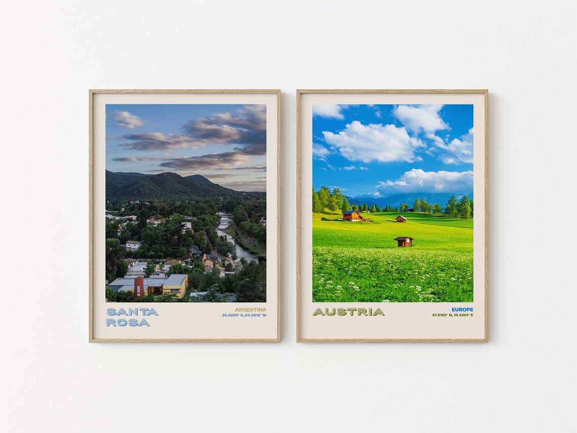 Santa Rosa Travel Poster Santa Rosa Print Santa Rosa Photo Print Santa Rosa Wall Decor Santa Rosa Travel Art Argentina Santa Rosa 1 - Image 2