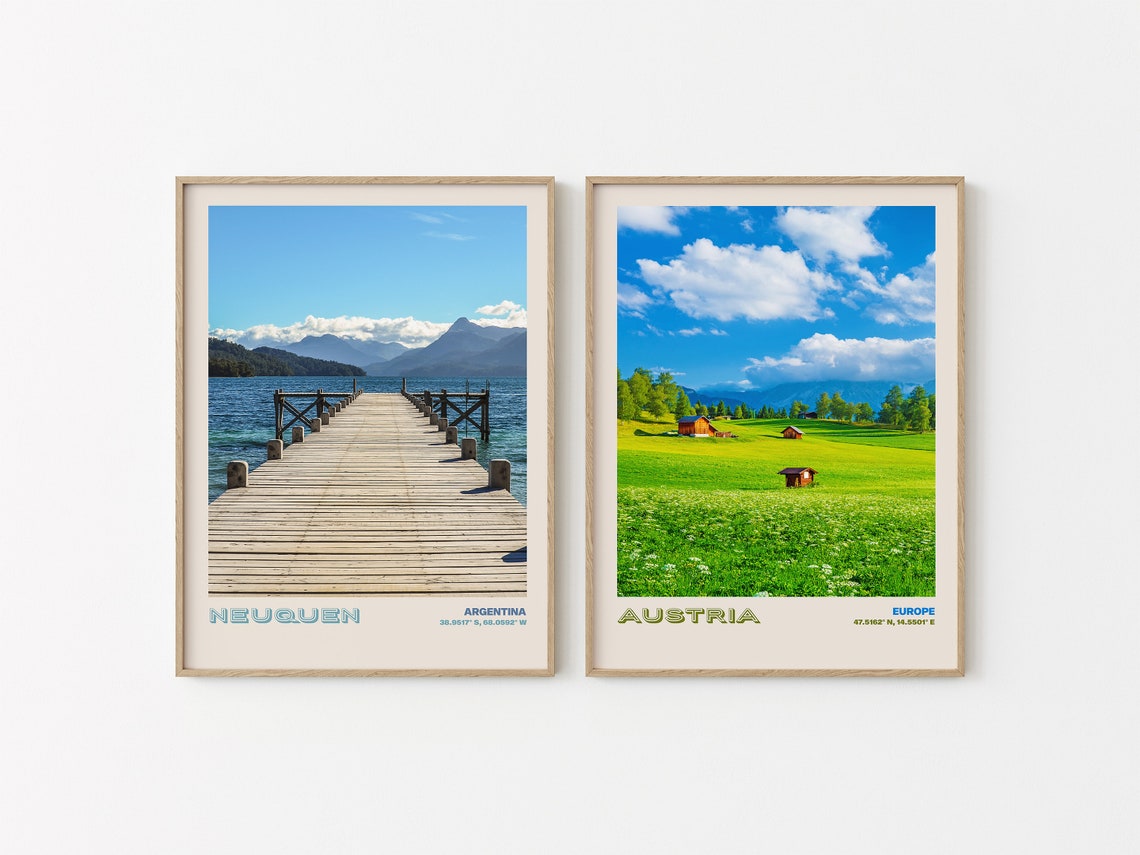 Neuquen Travel Poster Neuquen Print Neuquen Photo Print Neuquen Wall Decor Neuquen Travel Art Argentina Picture Neuquen 5 - Image 2