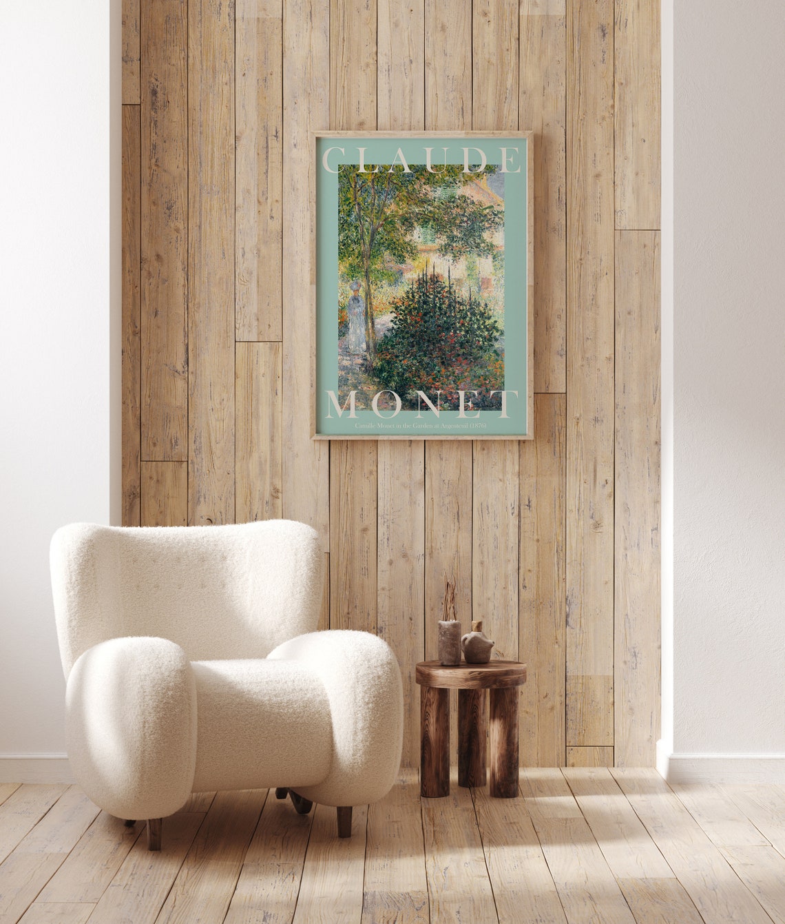 Claude Monet Camille Monet Garden Argenteuil 1876 Mint Poster - Image 2