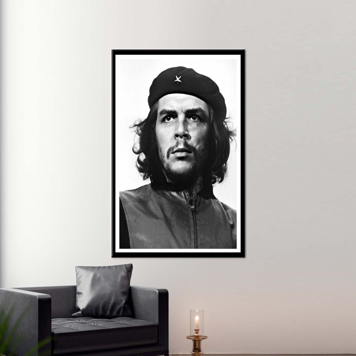 Che Guevara Portrait Artwork, Famous Quote Art Print