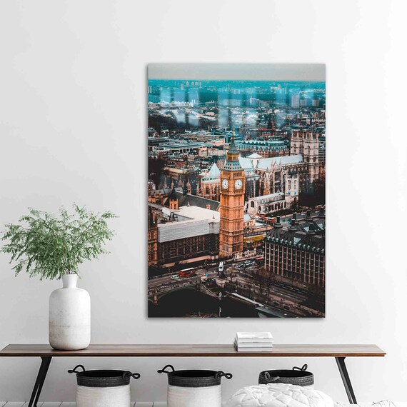 Glass Wall Decor Art London Cityscape Ciyscape Landscape