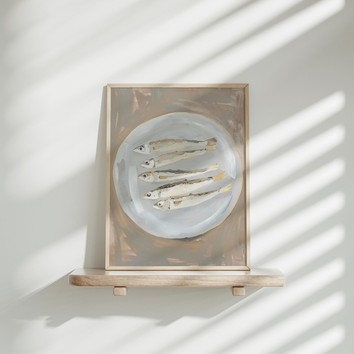 Sardines Minimalist Kitchen Art Print, Coastal Decor - Image 4