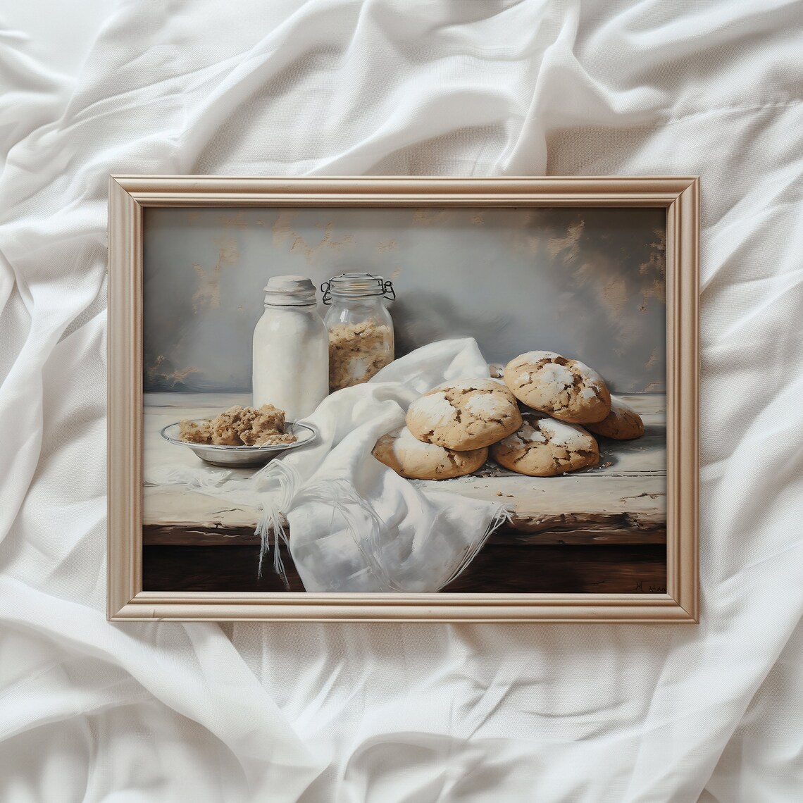 Farmhouse Cookies Vintage Kitchen Art Print