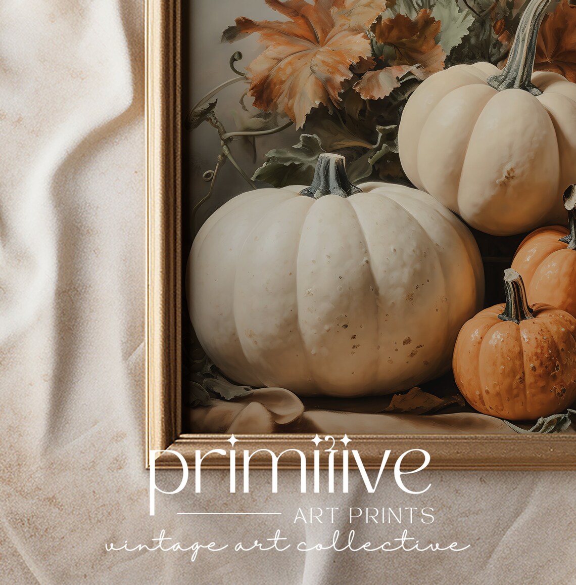 Pumpkin Art Print, Fall Botanical Home Decor - Image 3