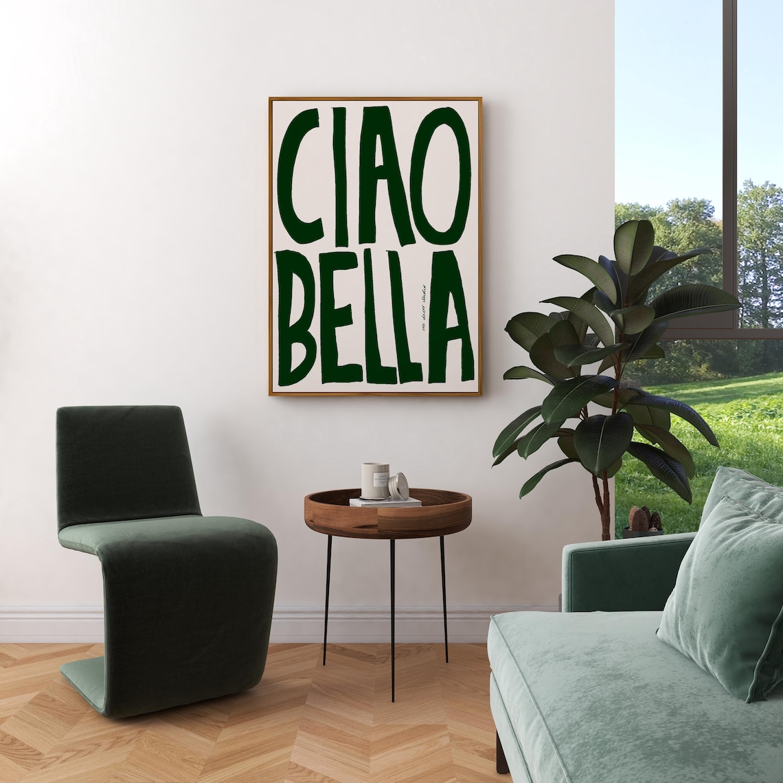Ciao Bella Vintage Food Retro Kitchen Poster