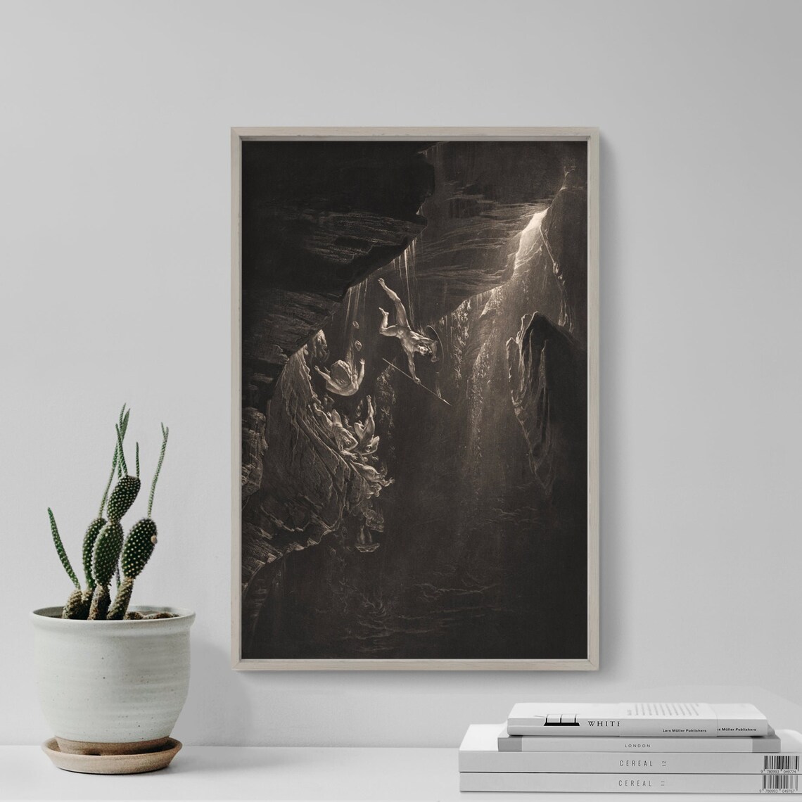 John Martin, The Fall of the Rebel Angels Art Print - Image 4