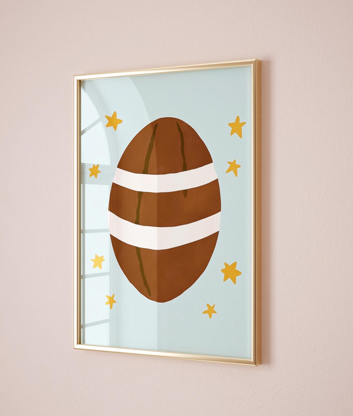 Football Wall Art Sports Themed Nursery Print Boys Room Decor Kids Wall Art Poster Athletic Room Decor Toddler Sports Decor - Image 3
