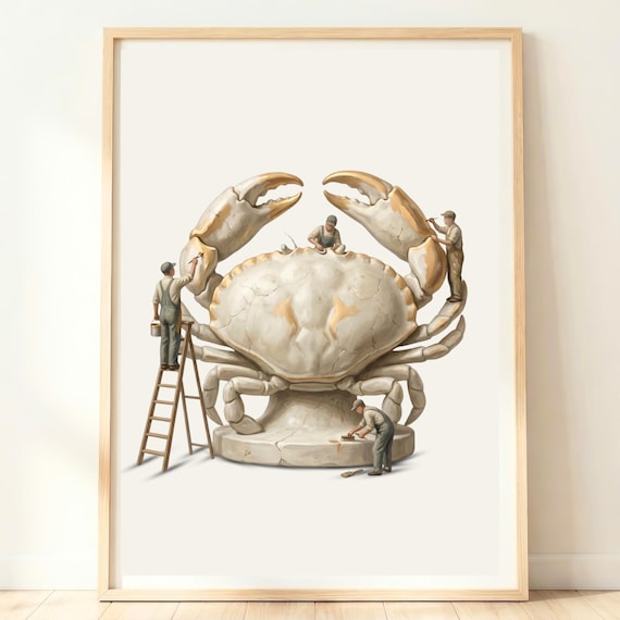 Cancer Zodiac Crab Star Sign Art Print
