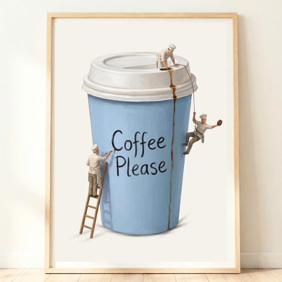 Coffee Station Decor Corner Lover Gift Sign