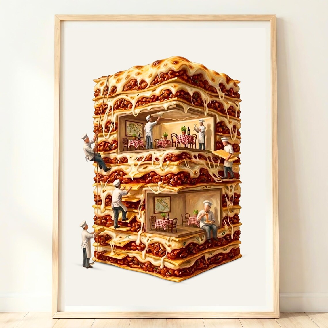 Italian Kitchen Art - Lasagne Poster Print