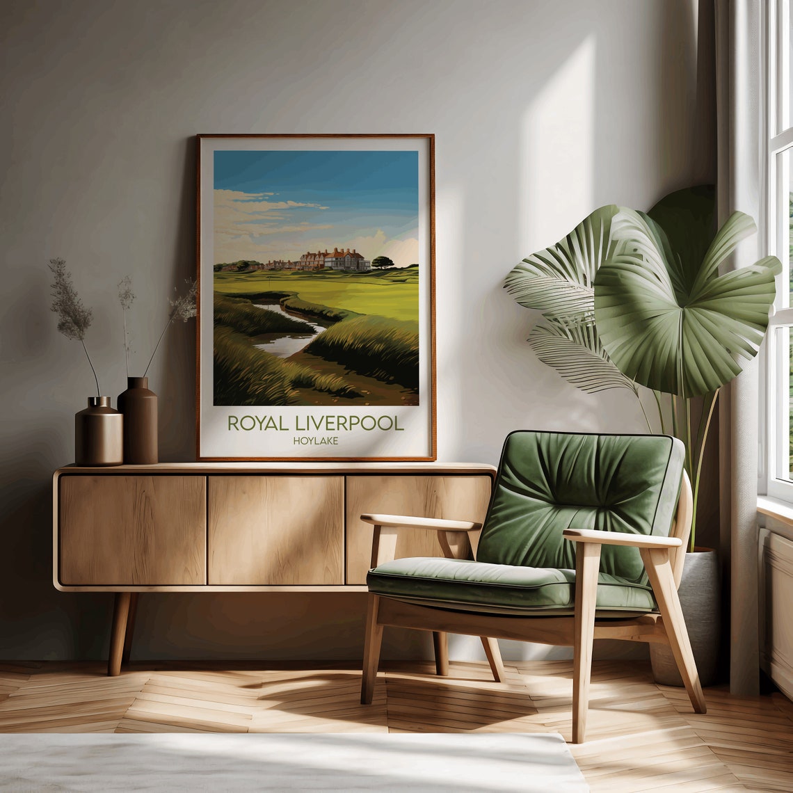 Royal Liverpool Golf Club Hoylake Coastal Links Course Sport Poster - Image 2