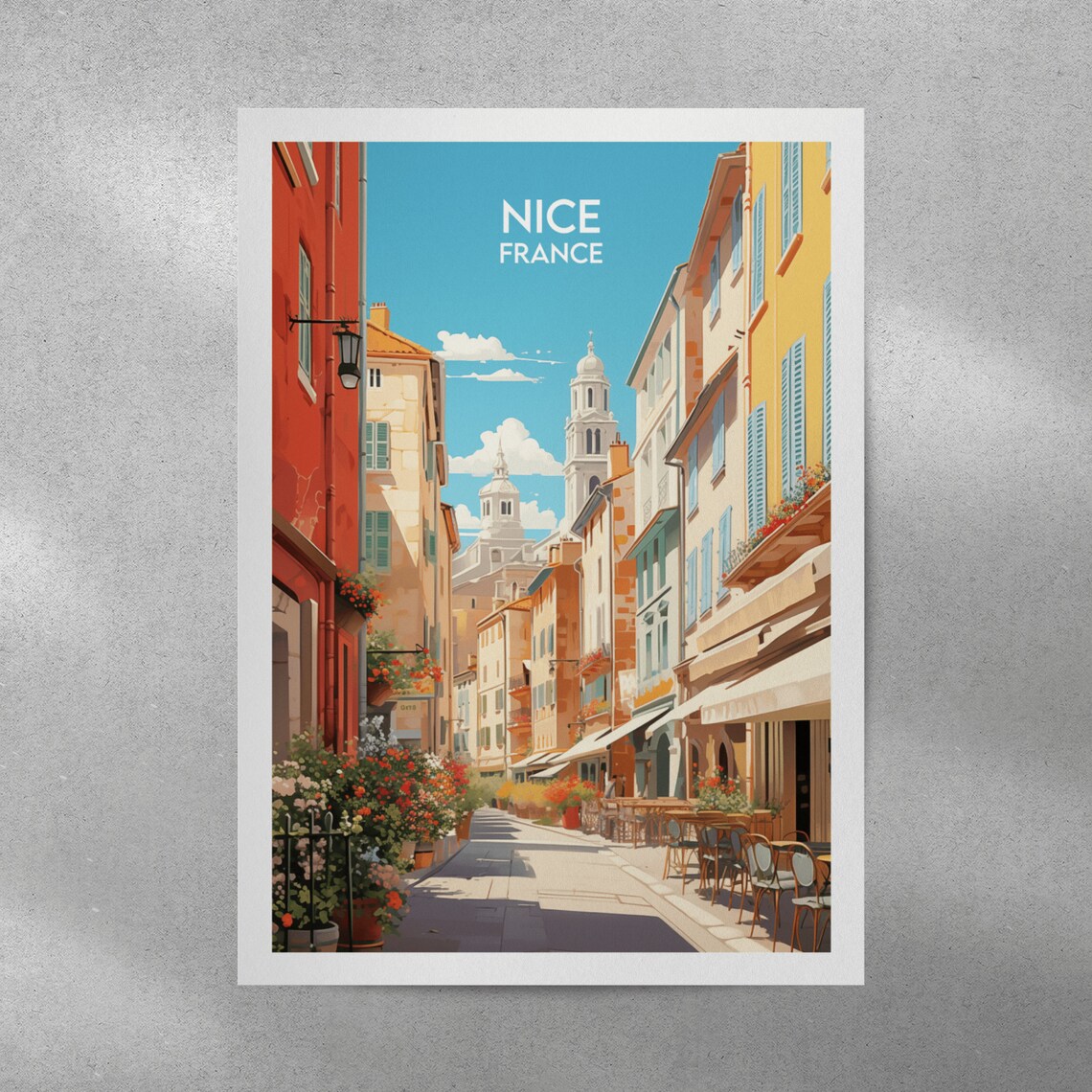 France Travel Poster, Custom Personalised Gift - Image 3