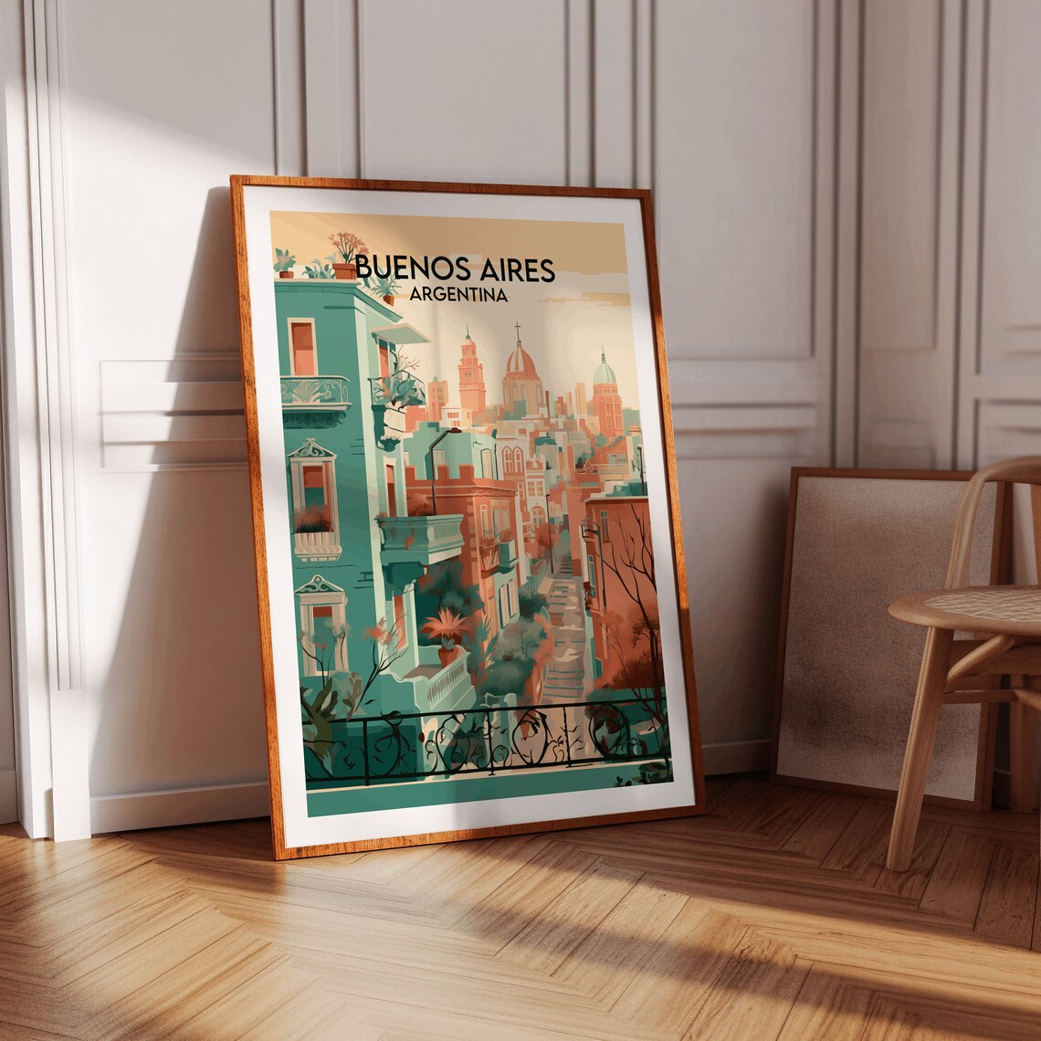 Buenos Aires Travel Poster, Argentina Personalized Gift - Image 2