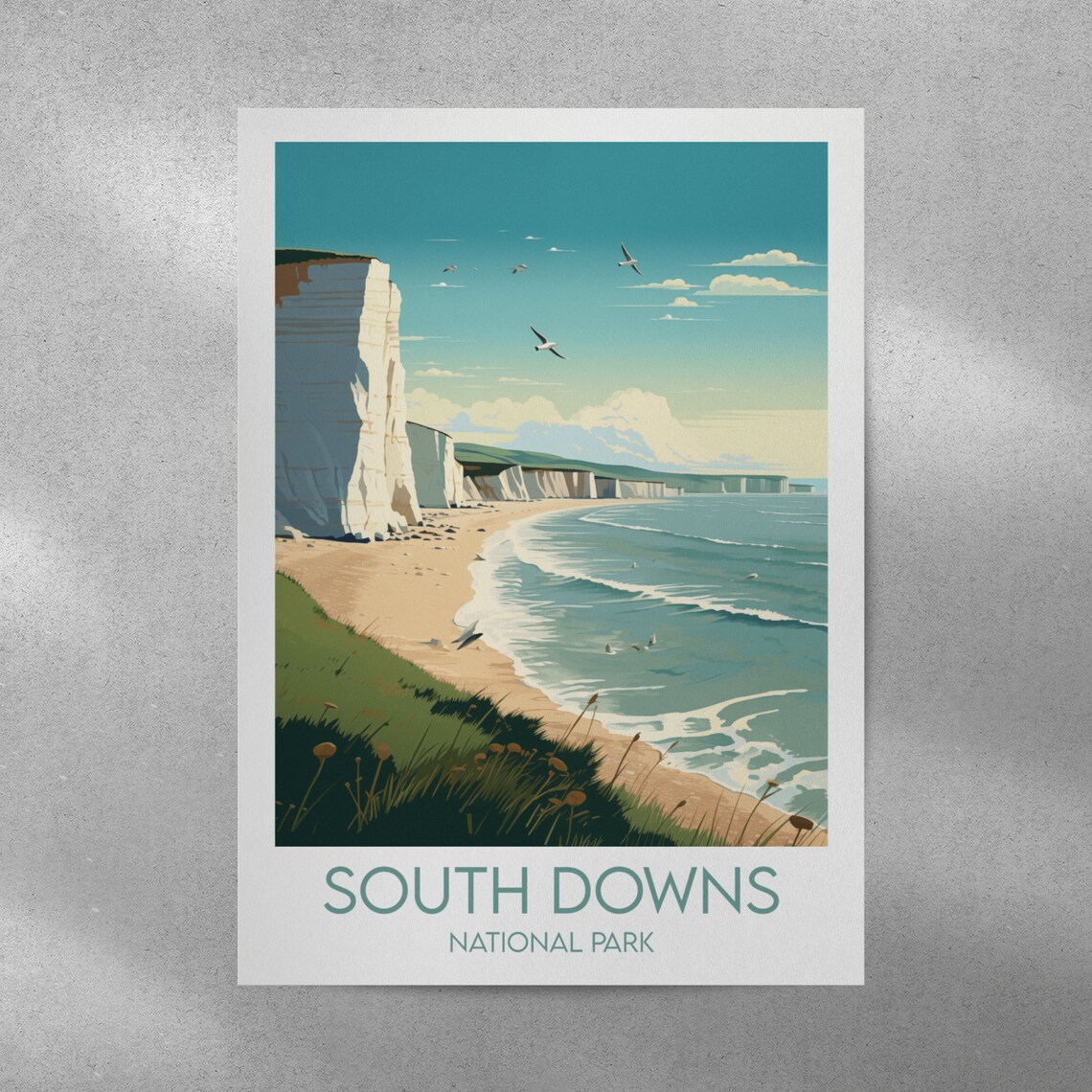South Downs National Park Travel Print Poster - Image 3