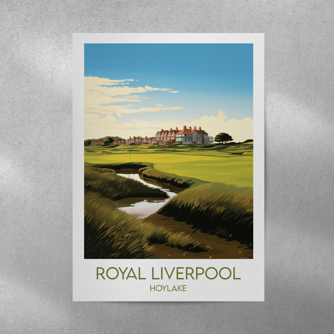 Royal Liverpool Golf Club Hoylake Coastal Links Course Sport Poster - Image 4
