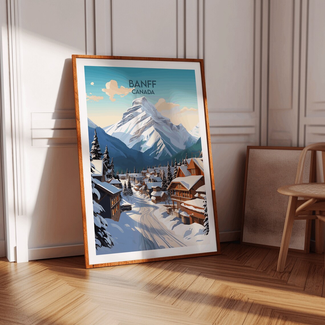 Banff Travel Poster, Custom Canada Place Art - Image 4