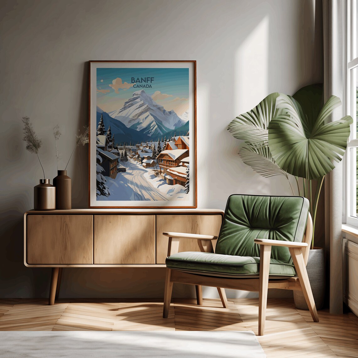 Banff Travel Poster, Custom Canada Place Art - Image 3