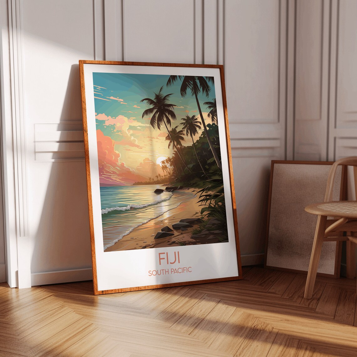 Fiji Travel Poster, South Pacific Custom Print - Image 3