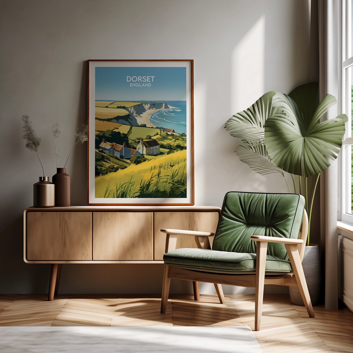 Dorset Travel Print, England UK Travel Poster - Image 2