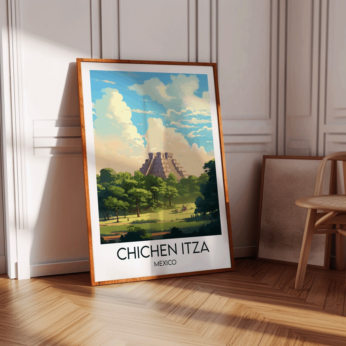 Chichen Itza Custom Personalised Travel Poster - Image 3