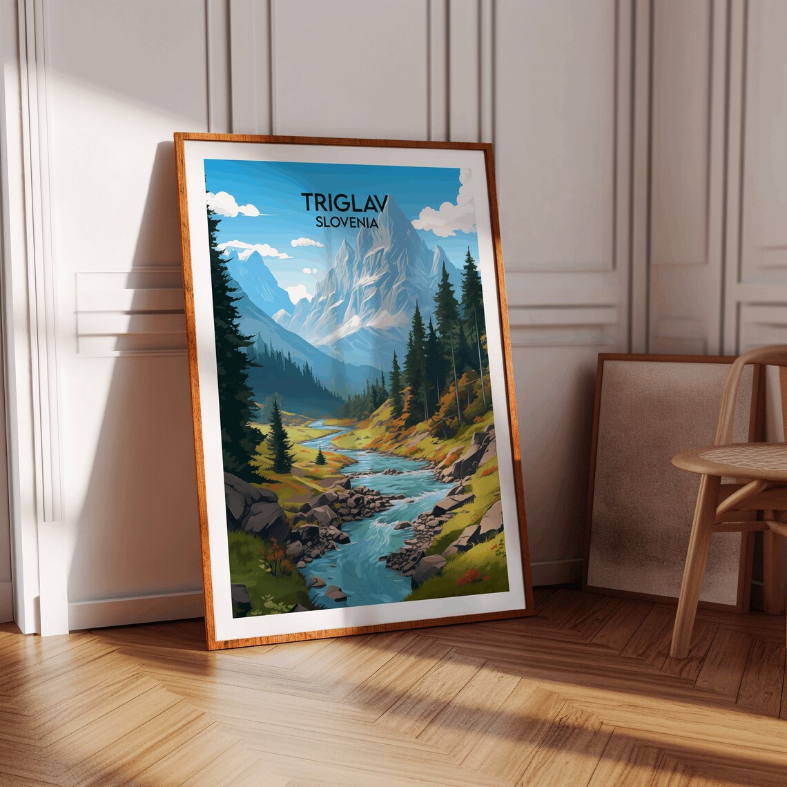 Triglav Travel Poster, Slovenia Personalised Gift - Image 3