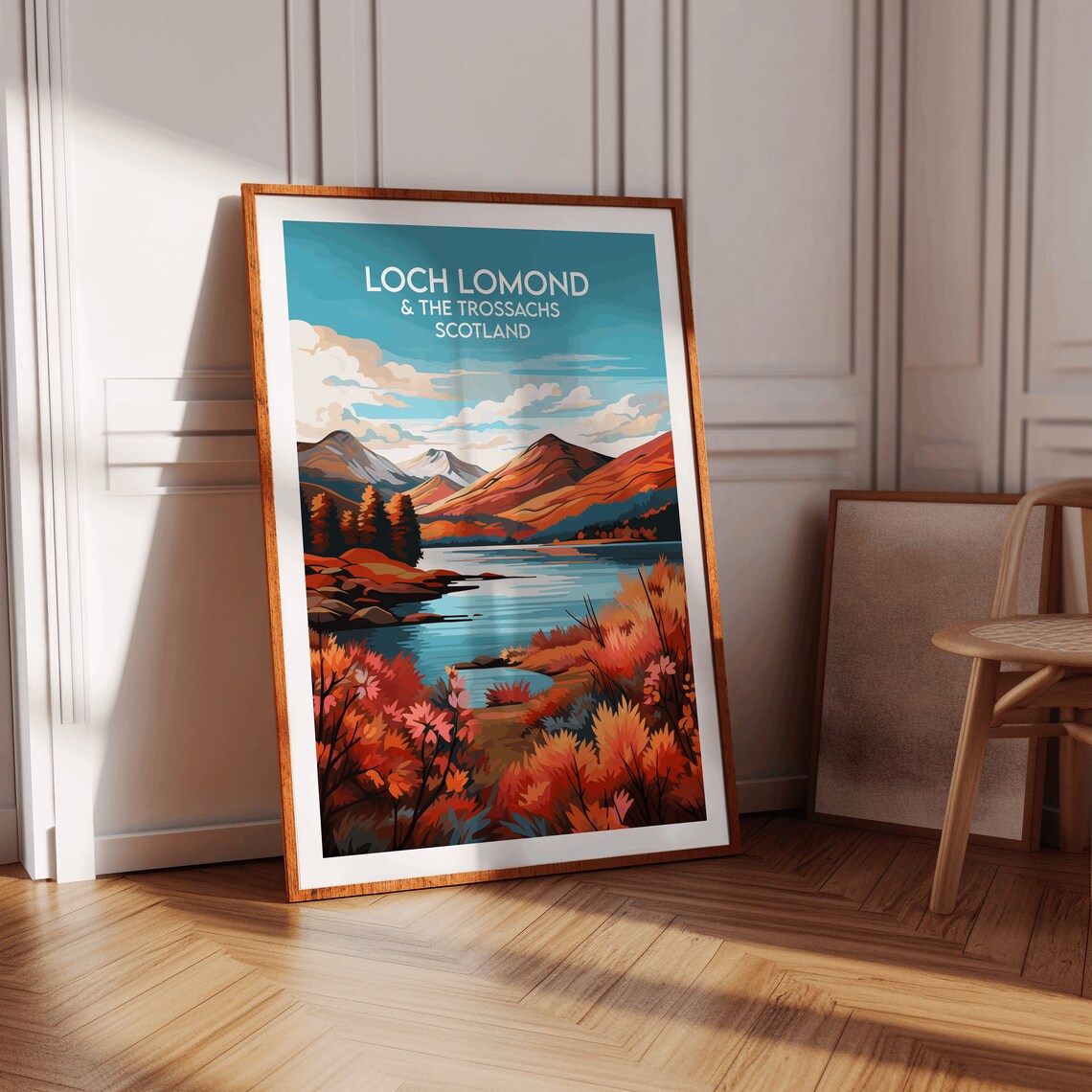 Loch Lomond The Trossachs Travel Poster, Scotland - Image 2
