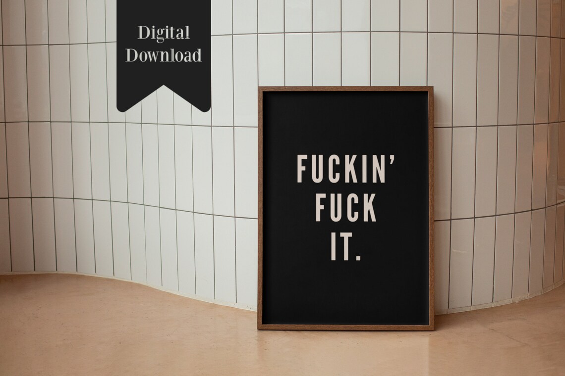 You Are Mistaking Me For Someone Who Gives A Fuck Funny Poster - Image 4
