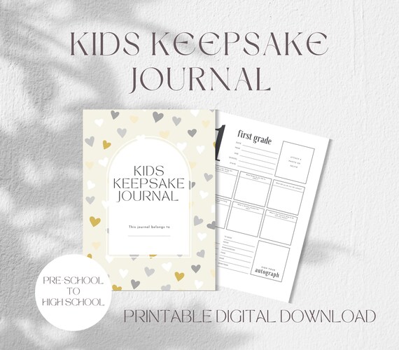 Kids Keepsake Journal, Children’s Journal