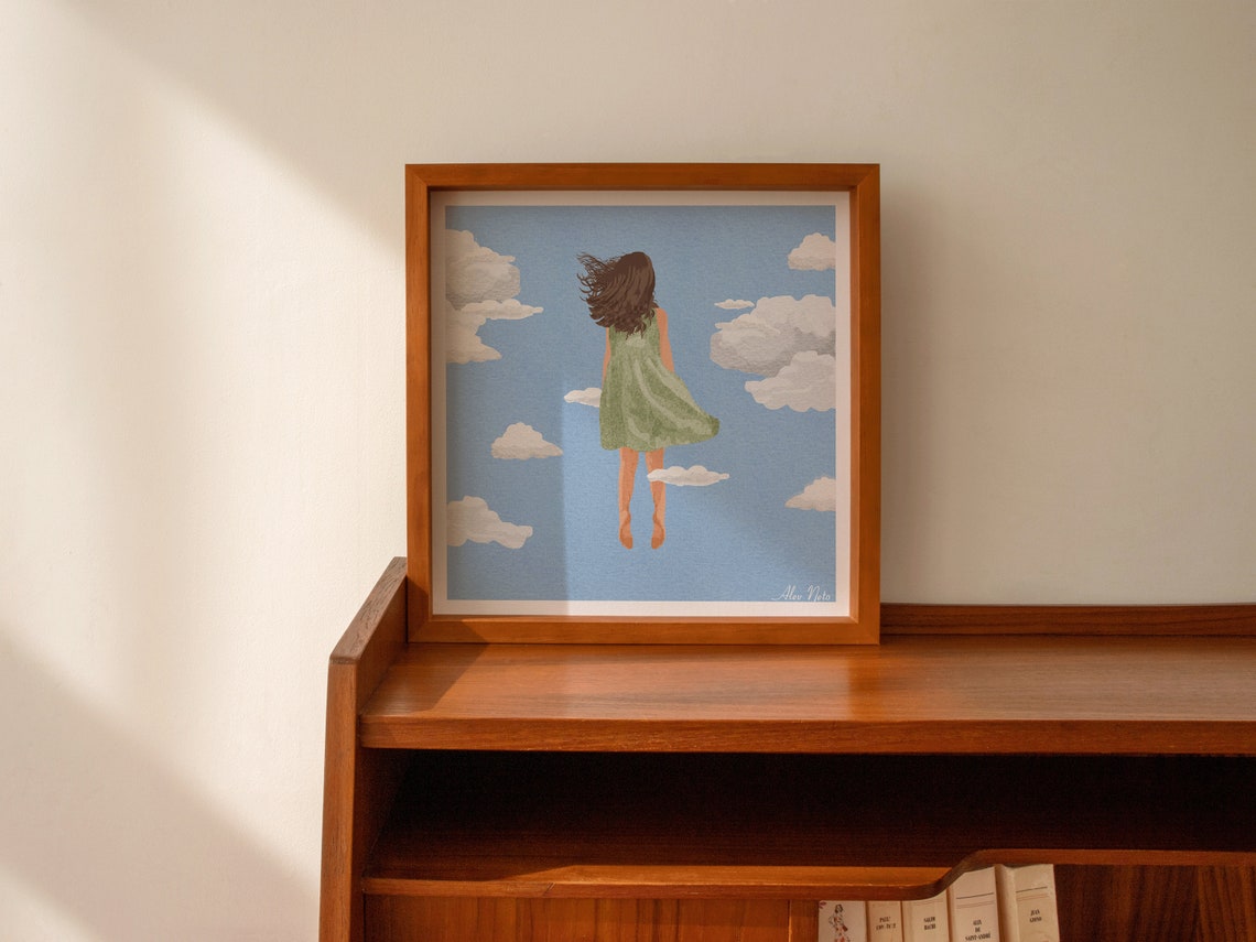 In The Clouds - Sky Landscape Art Print - Image 3