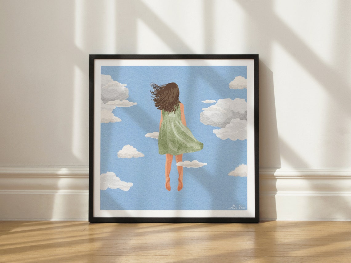 In The Clouds - Sky Landscape Art Print - Image 2