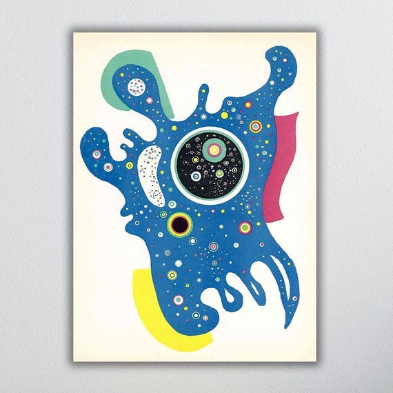 Kandinsky Stars Abstract Art Ready To Hang Canvas Print