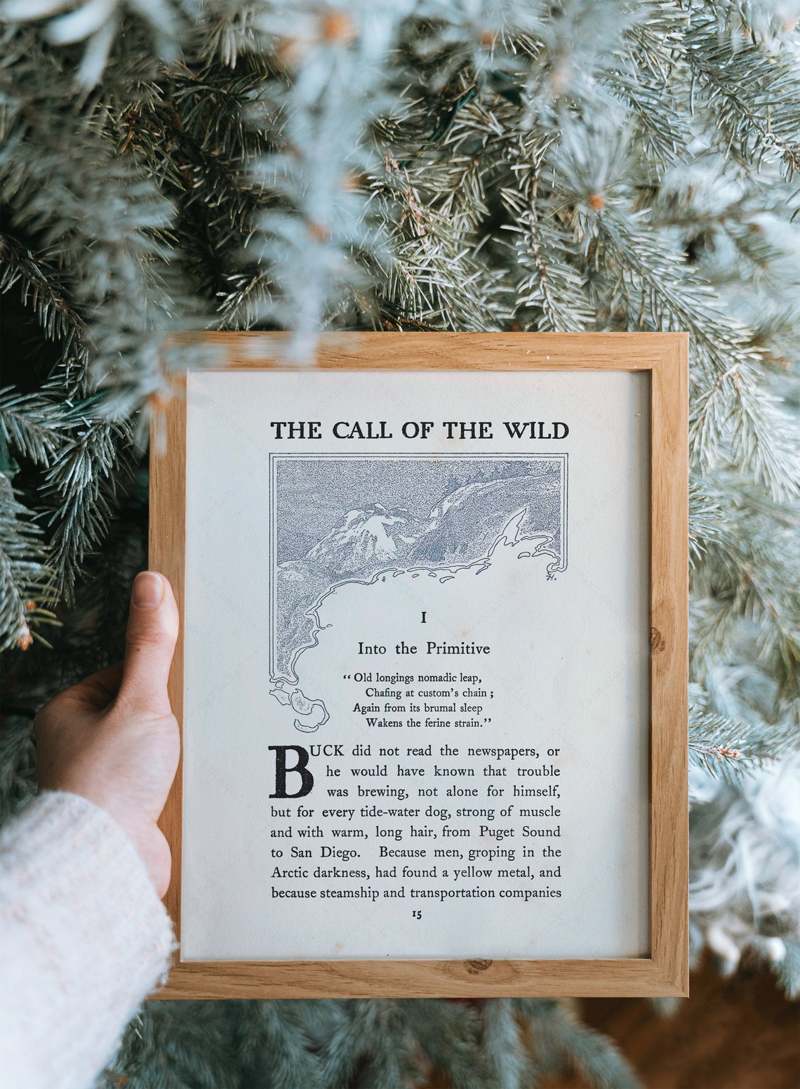 Call Of The Wild First Page 1903 Jack London Chapter I Print Poster - Image 4