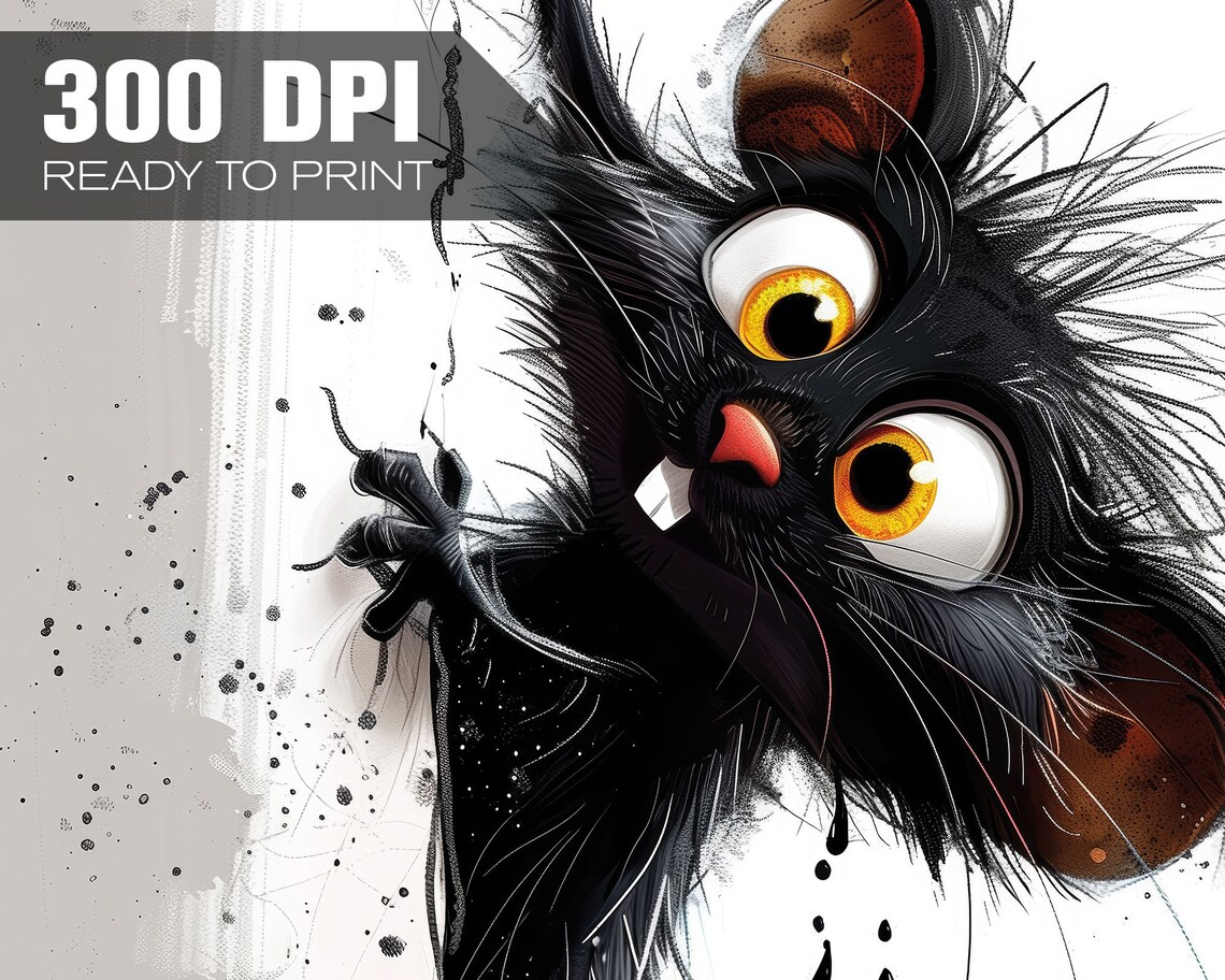 Climbing Critters Hamster Funny Vibrant Pet Wall Decor Art Print Abstract Illustration - Image 4
