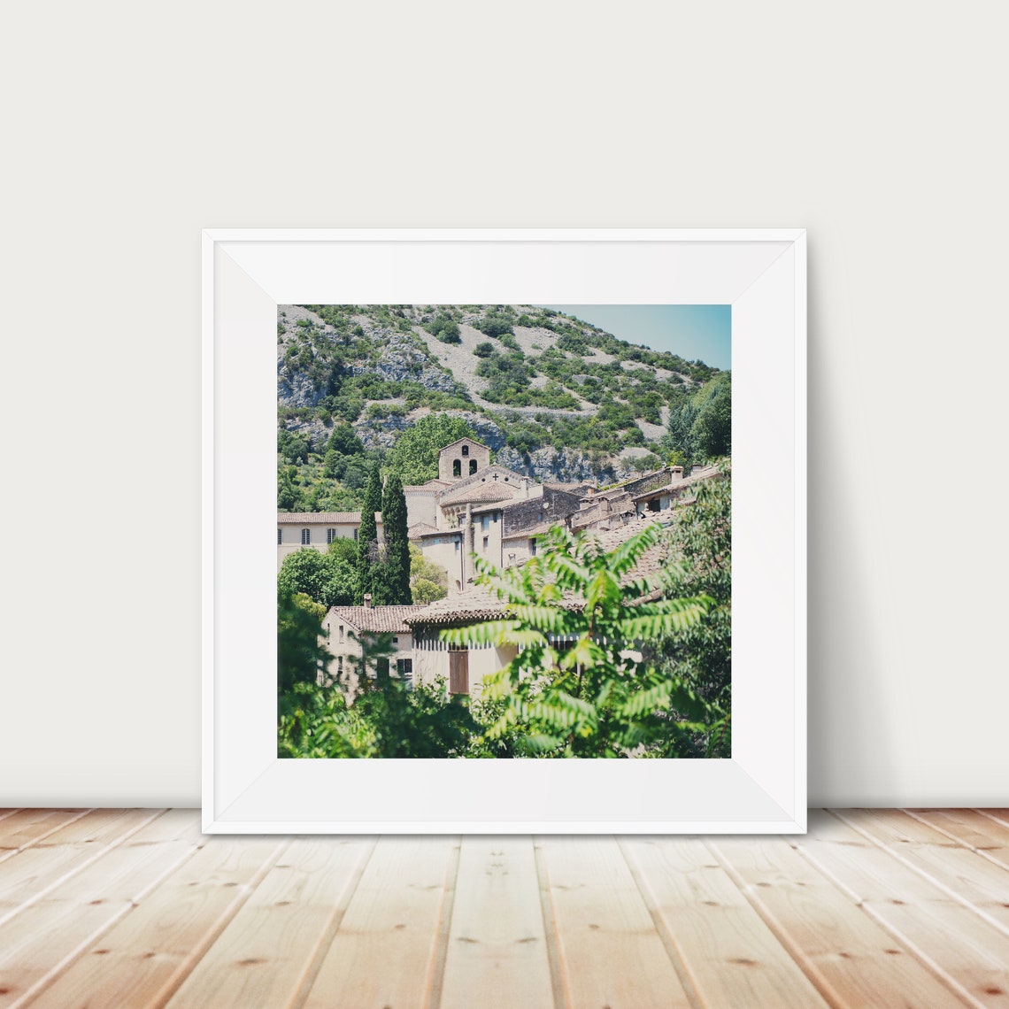 Gellone Monastery Saint Guilhem le Desert France Village Photo Poster