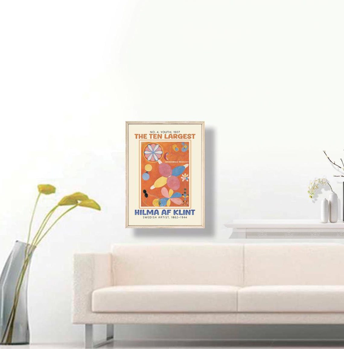 Hilma af Klint The Ten Largest No 4 Youth 1907 Abstract Poster - Image 3