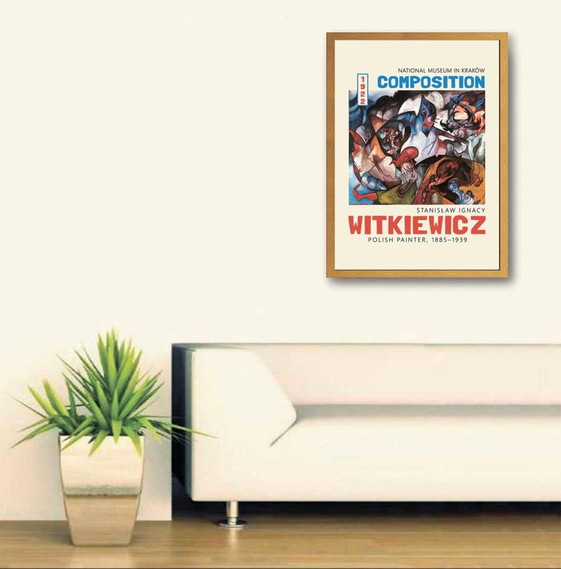 Stanislaw Ignacy Witkiewicz Composition 1922 Krakow Museum Poster - Image 3