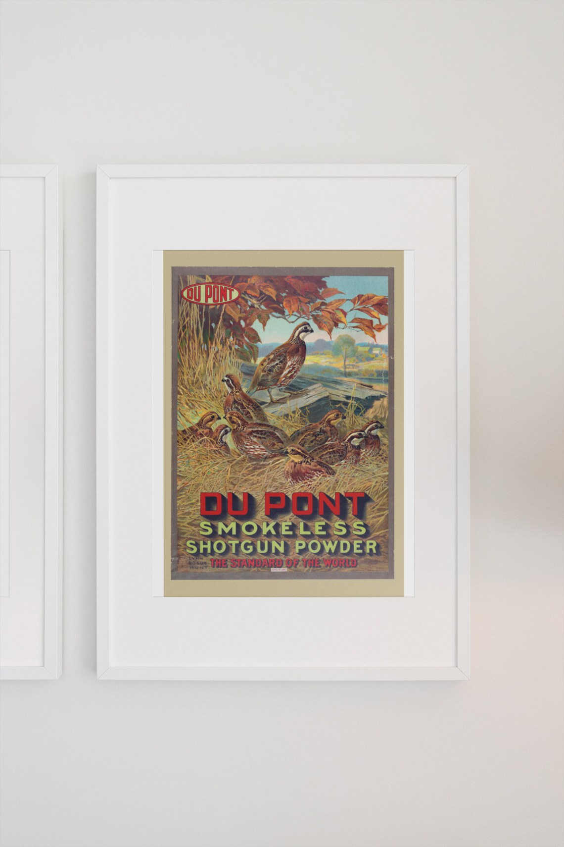 Dupont Smokeless Shotgun Powder 1913 Advertising Art Print - Image 3