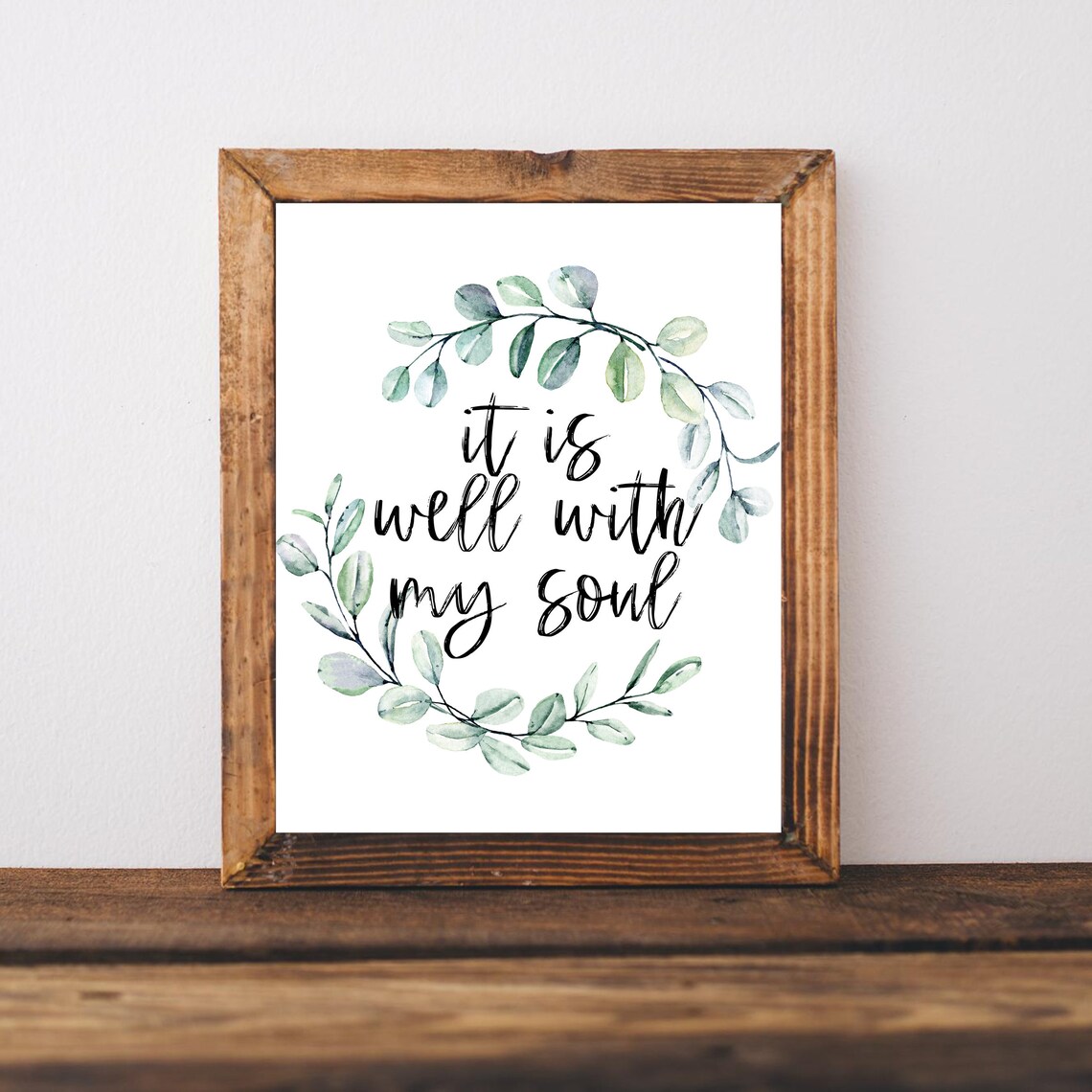It Is Well With My Soul Sign, Farmhouse Art Print
