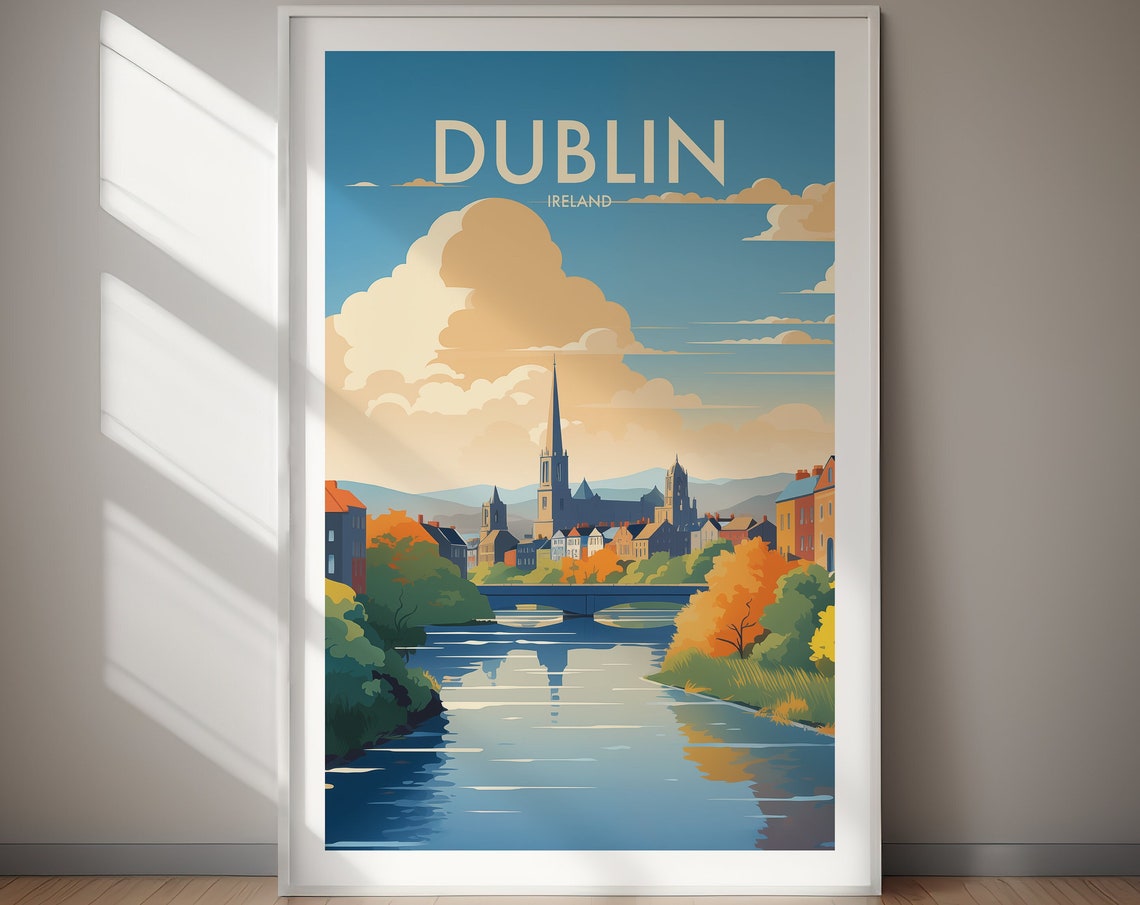 Dublin Gift For Her Poster Print
