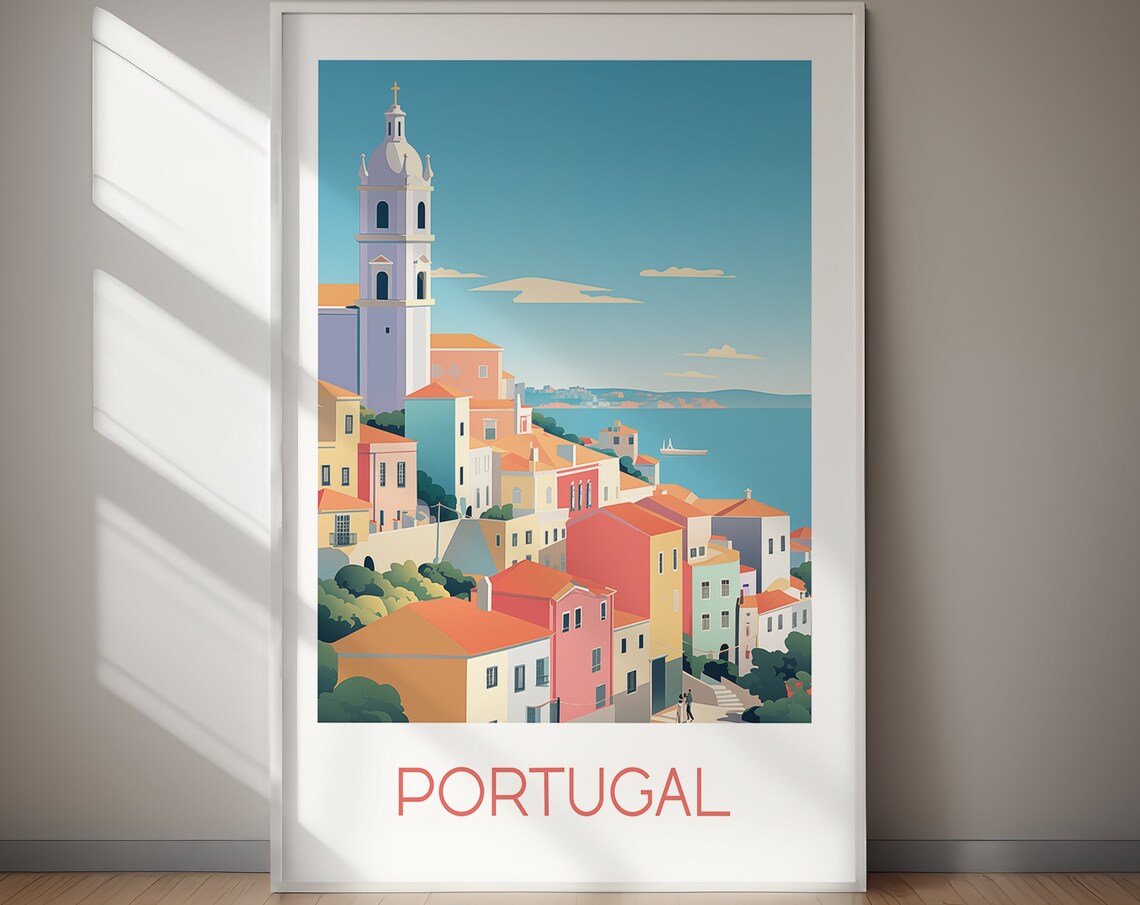 Portugal Travel Poster Art Print, European Decor - Image 2